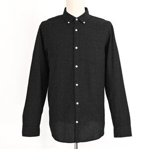 Original Penguin Black & White Polka Dot Long Sleeve Button Down Shirt - XL